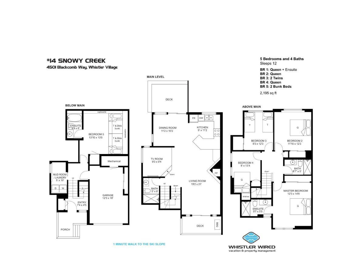 Snowy Creek 14 Vila Whistler Exterior foto
